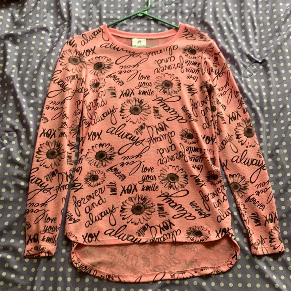 Knitted sunflower sweater